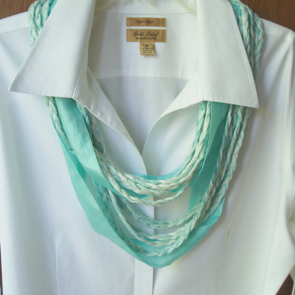 Lua Braided Silk Scarf